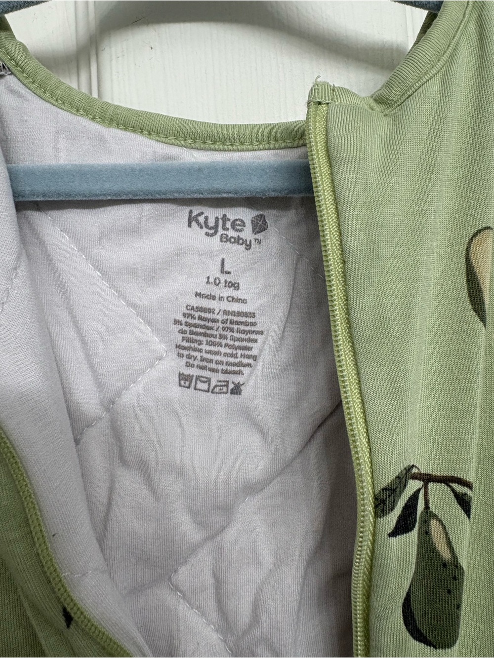 Kyte Baby Avocado Sleep Bag Walker - Picture 3 of 4